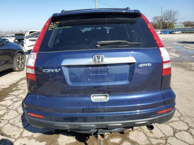 5J6RE4H54BL002202 - 2011 HONDA CR-V EX BLUE photo 6