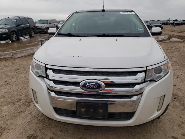 2FMDK3JC6EBB47110 - 2014 FORD EDGE SEL WHITE photo 5