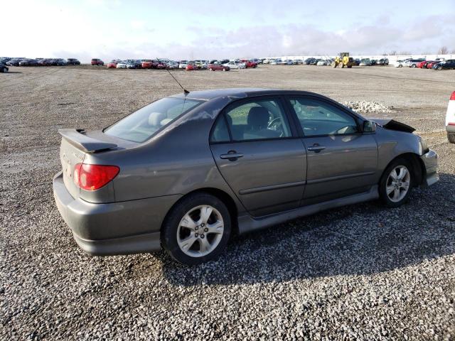 2T1BY32E65C356302 - 2005 TOYOTA COROLLA XRS GRAY photo 3