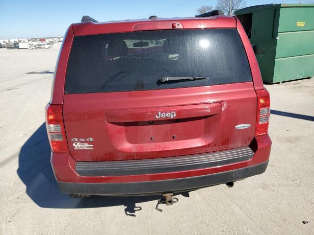 1C4NJRFB2ED744599 - 2014 JEEP PATRIOT LATITUDE RED photo 6