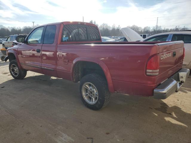 1B7GG22Y9WS654114 - 1998 DODGE DAKOTA RED photo 2