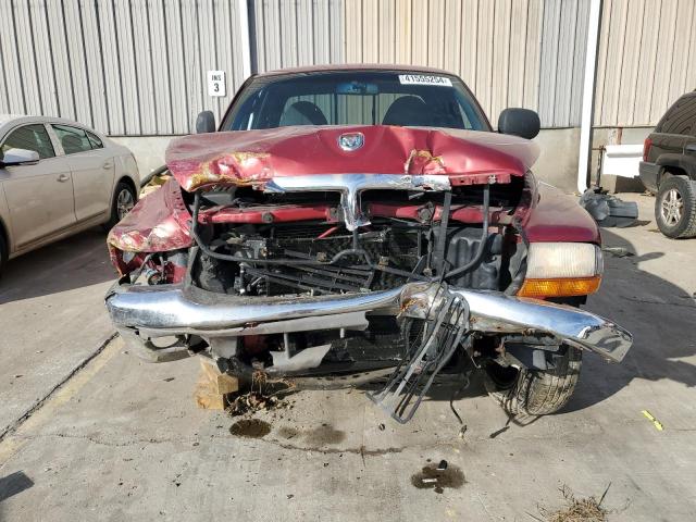 1B7GG22Y9WS654114 - 1998 DODGE DAKOTA RED photo 5