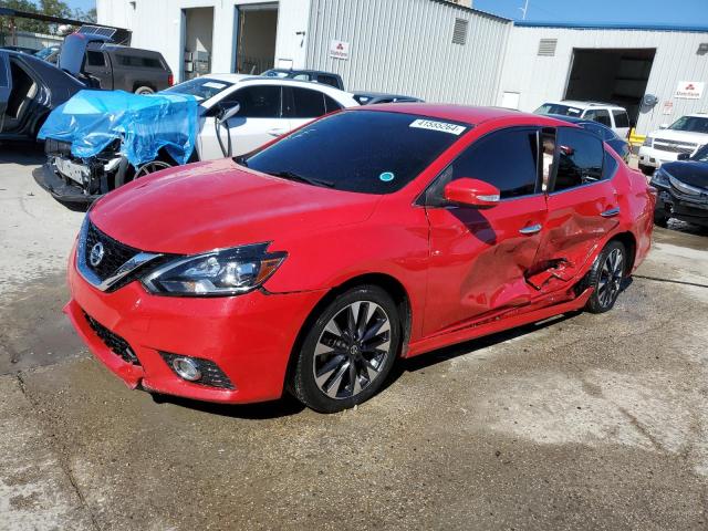 3N1AB7AP5KY219499 - 2019 NISSAN SENTRA S RED photo 1