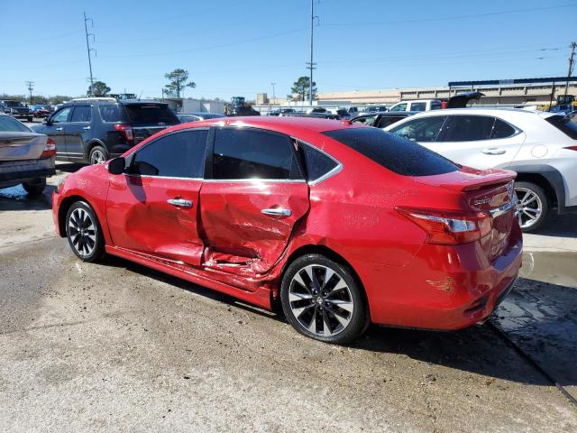 3N1AB7AP5KY219499 - 2019 NISSAN SENTRA S RED photo 2