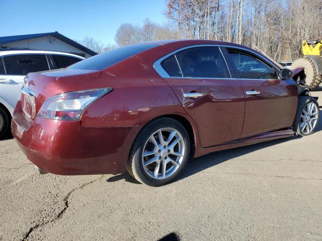 1N4AA5AP1CC847130 - 2012 NISSAN MAXIMA S MAROON photo 3