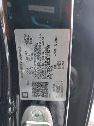 1GCGSCEN3L1187991 - 2020 CHEVROLET COLORADO LT BLACK photo 13