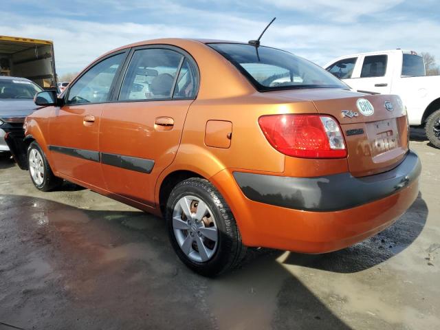 KNADE223196533603 - 2009 KIA RIO BASE ORANGE photo 2