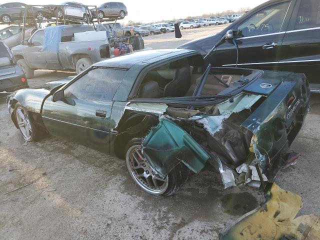 1G1YY22PXR5109138 - 1994 CHEVROLET CORVETTE GREEN photo 2