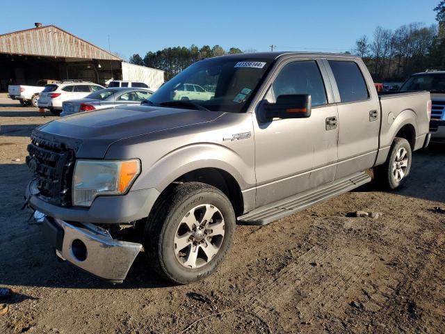 1FTRW12839KC78049 - 2009 FORD F150 SUPERCREW GRAY photo 1