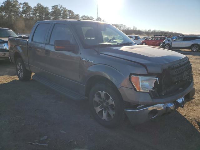 1FTRW12839KC78049 - 2009 FORD F150 SUPERCREW GRAY photo 4