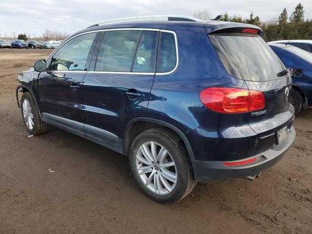 WVGJV3AX0EW548194 - 2014 VOLKSWAGEN TIGUAN S BLUE photo 2