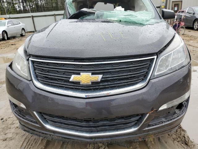 1GNKRFKD7FJ154300 - 2015 CHEVROLET TRAVERSE LS GRAY photo 12