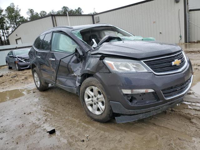 1GNKRFKD7FJ154300 - 2015 CHEVROLET TRAVERSE LS GRAY photo 4