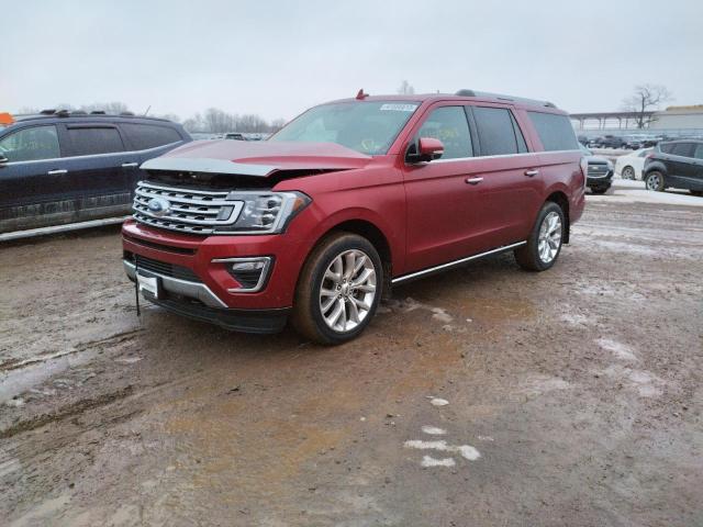 1FMJK2ATXKEA32507 - 2019 FORD EXPEDITION MAX LIMITED RED photo 1