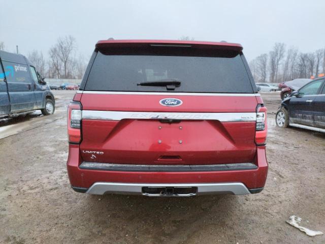 1FMJK2ATXKEA32507 - 2019 FORD EXPEDITION MAX LIMITED RED photo 6