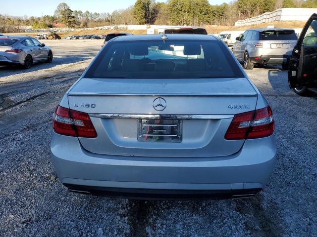 WDDHF8JB1DA766664 - 2013 MERCEDES-BENZ E 350 4MATIC SILVER photo 6