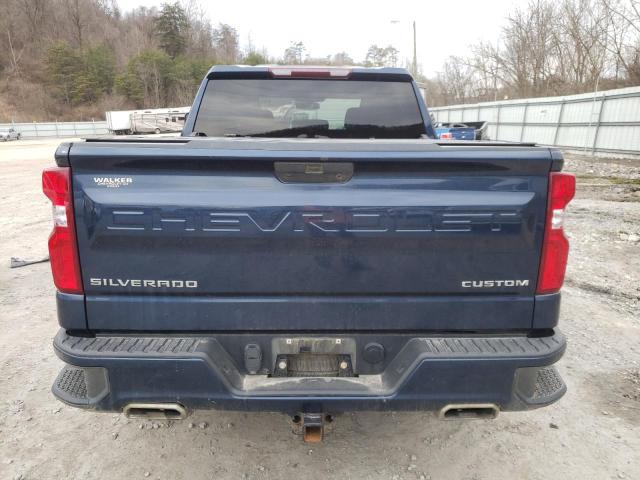 3GCUYBEF1KG700238 - 2019 CHEVROLET SILVERADO K1500 CUSTOM BLUE photo 6