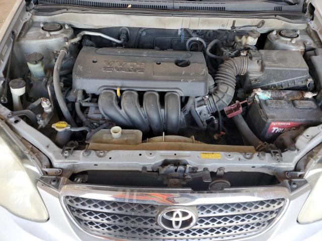 1NXBR32E17Z831028 - 2007 TOYOTA COROLLA CE SILVER photo 11