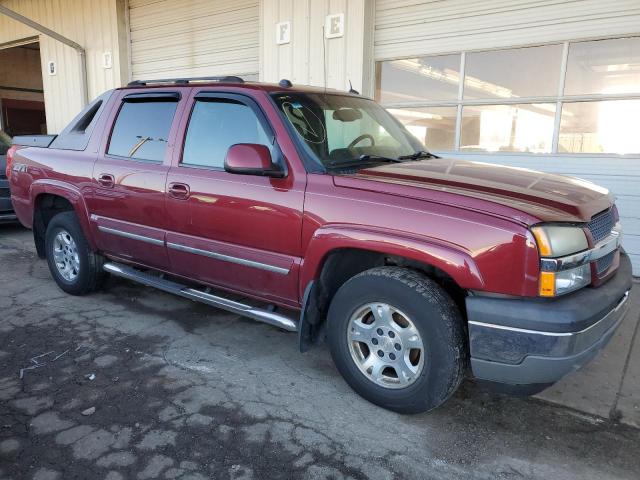 3GNEK12Z75G175924 - 2005 CHEVROLET AVALANCHE K1500 RED photo 4