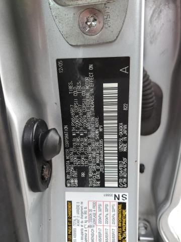 JTEBT14R468033085 - 2006 TOYOTA 4RUNNER SR5 SILVER photo 12