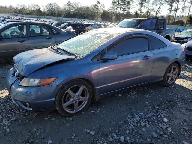 2HGFG12647H548684 - 2007 HONDA CIVIC LX BLUE photo 1