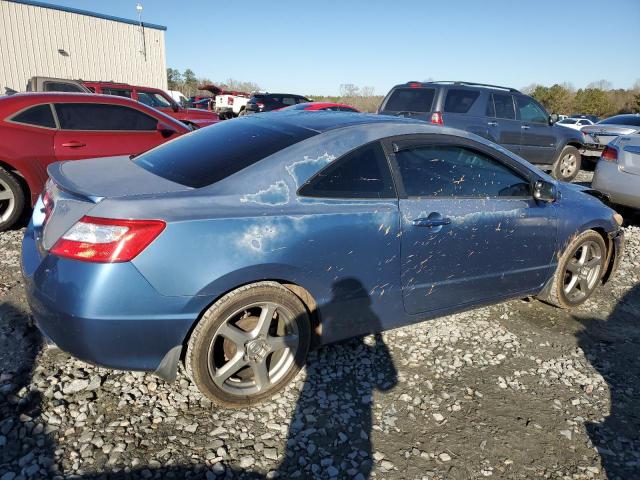 2HGFG12647H548684 - 2007 HONDA CIVIC LX BLUE photo 3