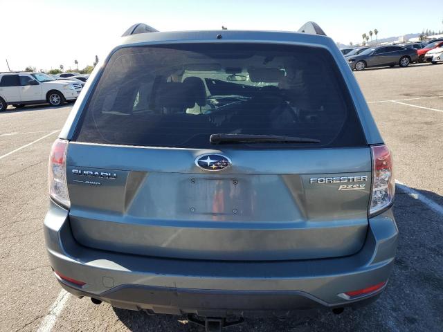 JF2SH6BC6AG768121 - 2010 SUBARU FORESTER X GREEN photo 6