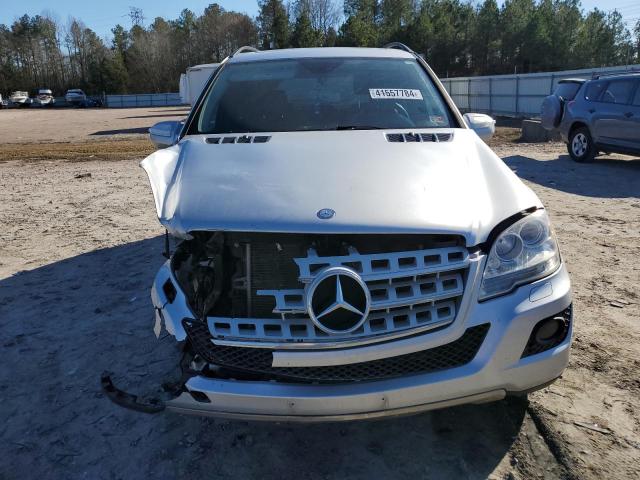 4JGBB8GB2AA615214 - 2010 MERCEDES-BENZ ML 350 4MATIC SILVER photo 5