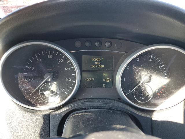 4JGBB8GB2AA615214 - 2010 MERCEDES-BENZ ML 350 4MATIC SILVER photo 9