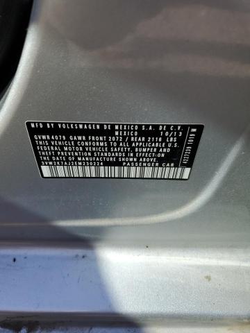 3VW2K7AJ2EM230224 - 2014 VOLKSWAGEN JETTA BASE 银色 照片 12