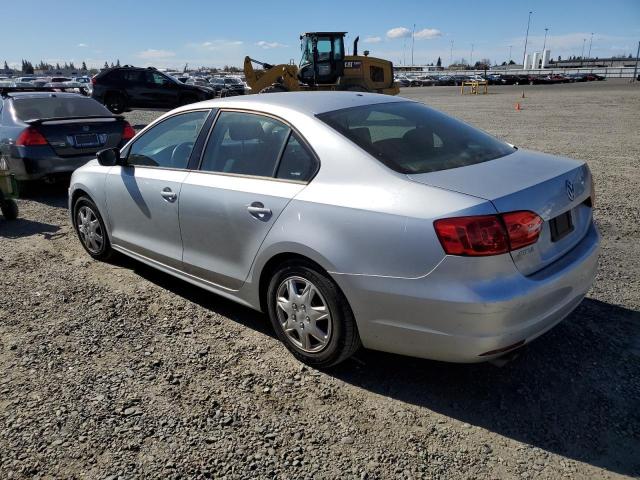 3VW2K7AJ2EM230224 - 2014 VOLKSWAGEN JETTA BASE 银色 照片 2