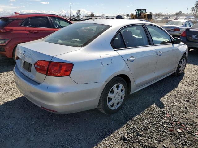 3VW2K7AJ2EM230224 - 2014 VOLKSWAGEN JETTA BASE 银色 照片 3