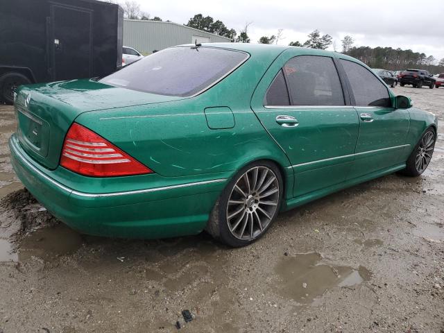 WDBNG75JX6A480125 - 2006 MERCEDES-BENZ S 500 GREEN photo 3