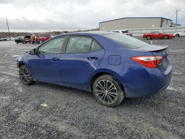 2T1BURHE1FC271102 - 2015 TOYOTA COROLLA L BLUE photo 2