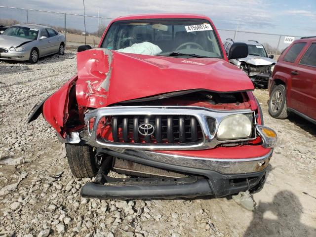 5TEGN92N22Z072107 - 2002 TOYOTA TACOMA DOUBLE CAB PRERUNNER RED photo 5