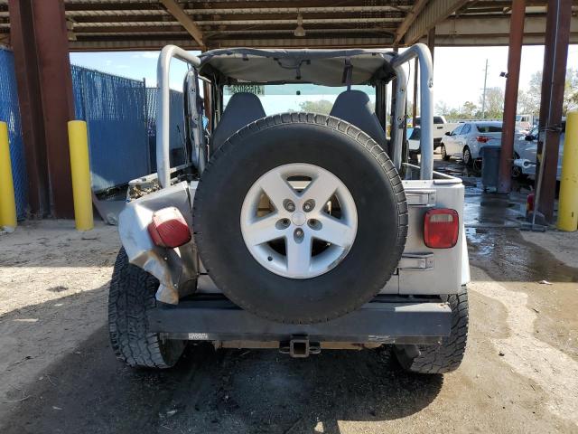 1J4FA49S6YP712853 - 2000 JEEP WRANGLER / SPORT SILVER photo 6