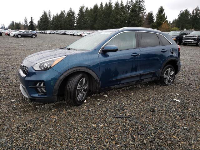 KNDCB3LC9M5470986 - 2021 KIA NIRO LX BLUE photo 1