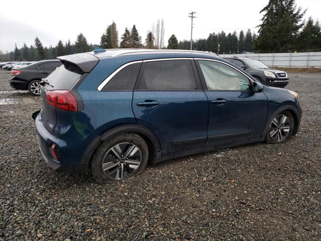 KNDCB3LC9M5470986 - 2021 KIA NIRO LX BLUE photo 3