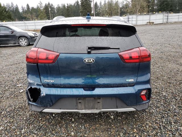 KNDCB3LC9M5470986 - 2021 KIA NIRO LX BLUE photo 6