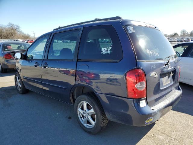 JM3LW28J820320519 - 2002 MAZDA MPV WAGON BLUE photo 2