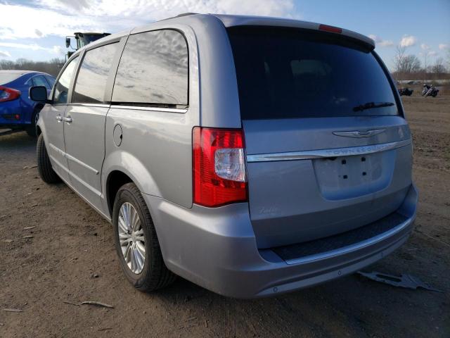 2C4RC1CGXFR620561 - 2015 CHRYSLER TOWN & COU TOURING L SILVER photo 2