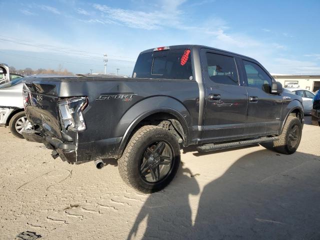 1FTEW1EP7HFB20743 - 2017 FORD F150 SUPERCREW GRAY photo 3