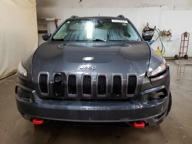 1C4PJMBS3HW597154 - 2017 JEEP CHEROKEE TRAILHAWK ნაცრისფერი ფოტო 5