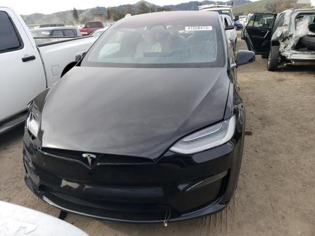 7SAXCBE58NF361736 - 2022 TESLA MODEL X BLACK photo 5