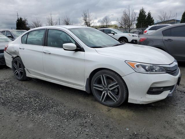 1HGCR2F65HA178214 - 2017 HONDA ACCORD SPORT WHITE photo 4