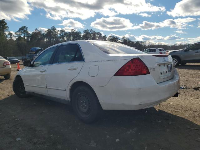 1HGCM55487A210748 - 2007 HONDA ACCORD LX WHITE photo 2