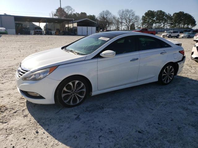 5NPEC4AB2EH852137 - 2014 HYUNDAI SONATA SE WHITE photo 1