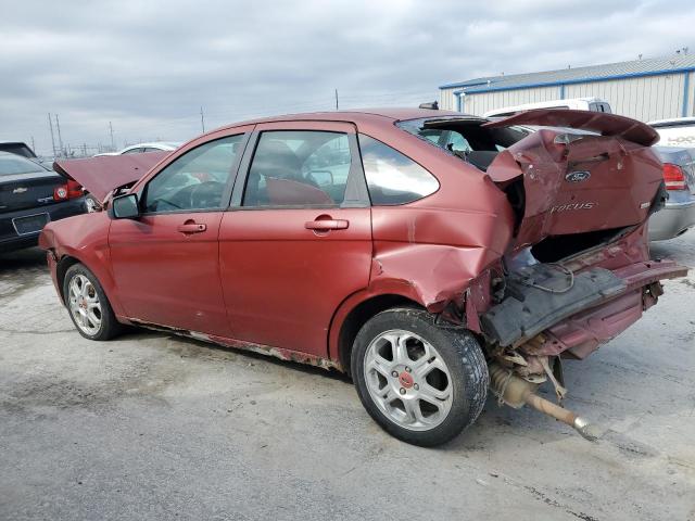 1FAHP36N99W185460 - 2009 FORD FOCUS SES BURGUNDY photo 2