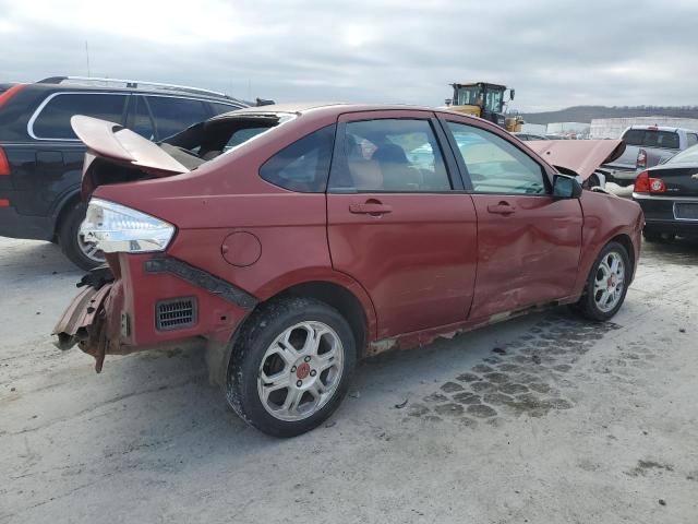 1FAHP36N99W185460 - 2009 FORD FOCUS SES BURGUNDY photo 3