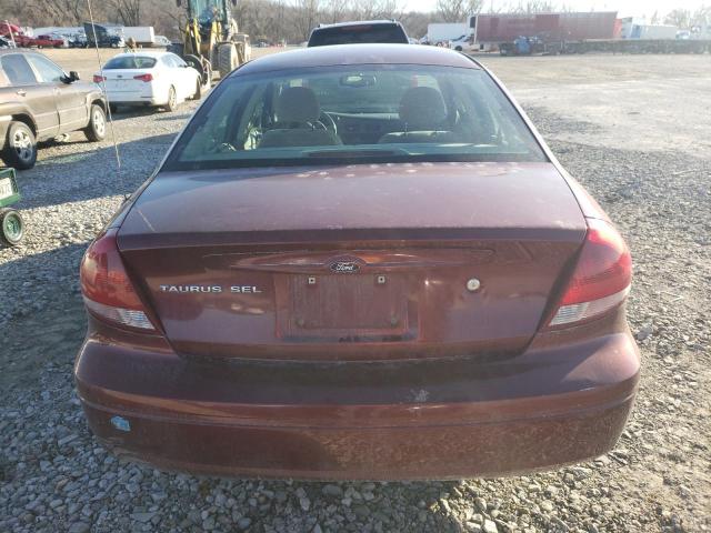 1FAHP56S94G153368 - 2004 FORD TAURUS SEL MAROON photo 6